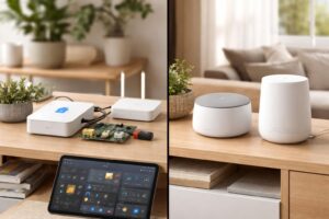 découvrez les différences clés entre home assistant et google home en 2026, leurs avantages, fonctionnalités et quel assistant choisir pour votre maison connectée.
