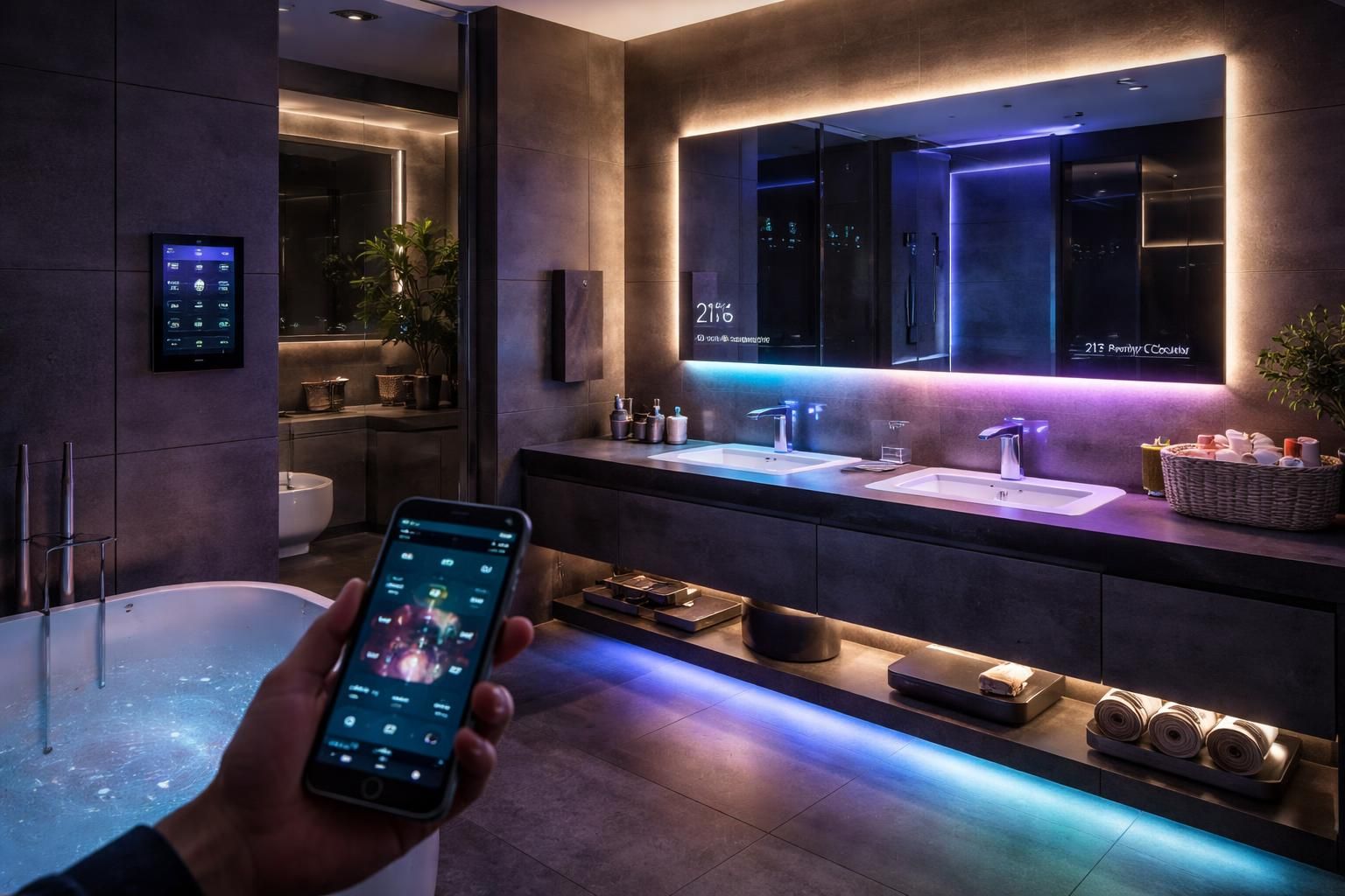 découvrez notre guide complet sur la domotique en salle de bain et explorez toutes les possibilités pour moderniser votre espace avec confort, sécurité et innovation.