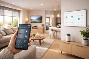 découvrez notre guide complet sur la domotique pour salon et séjour, avec des idées innovantes et pratiques pour transformer votre espace de vie en un environnement connecté et confortable.