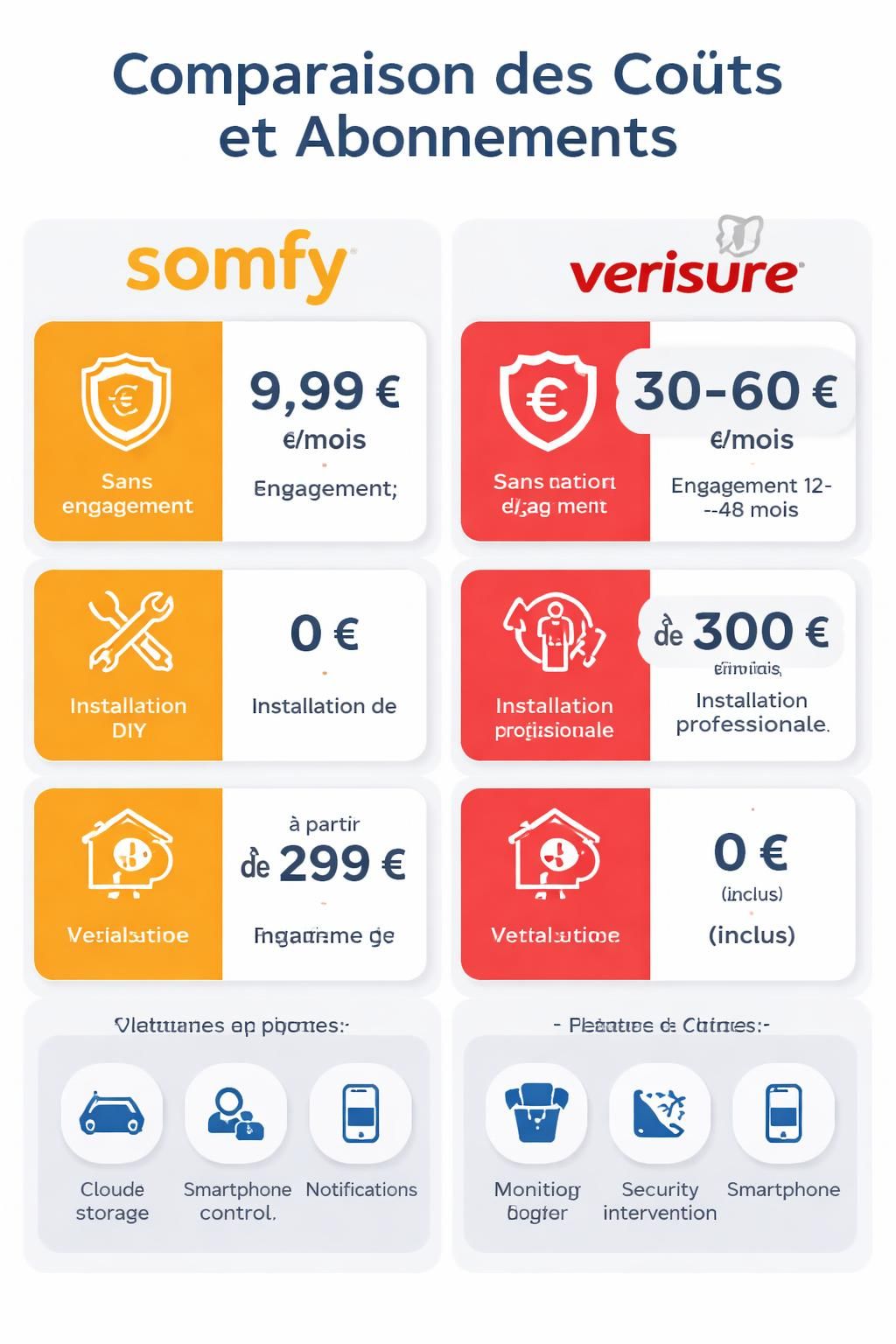 découvrez notre comparaison complète entre somfy et verisure pour choisir la meilleure alarme connectée gsm en 2026, adaptée à vos besoins de sécurité.