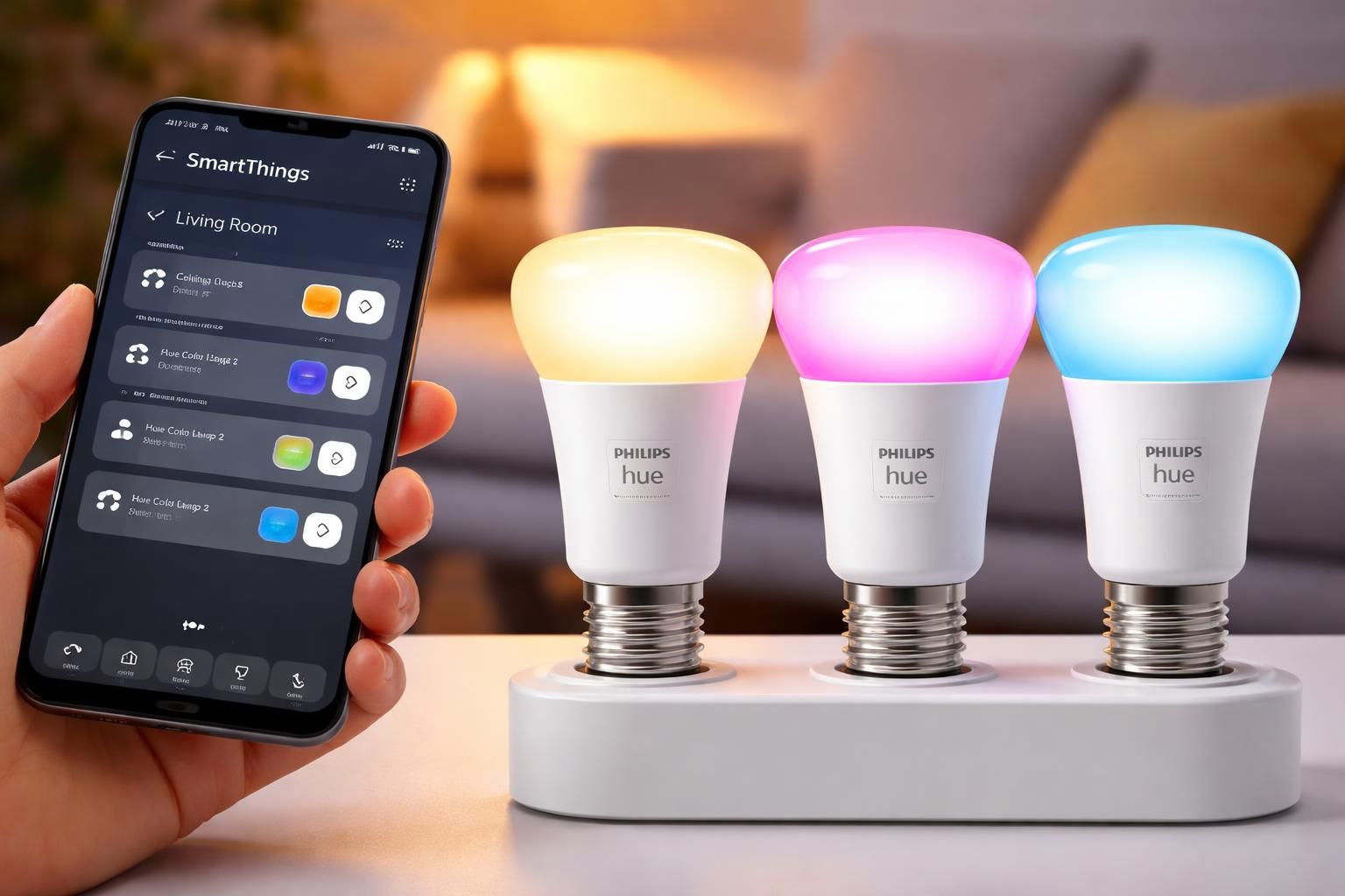 découvrez quel appareil entre samsung et philips offre la meilleure compatibilité avec smartthings en 2026 pour faciliter votre maison connectée.