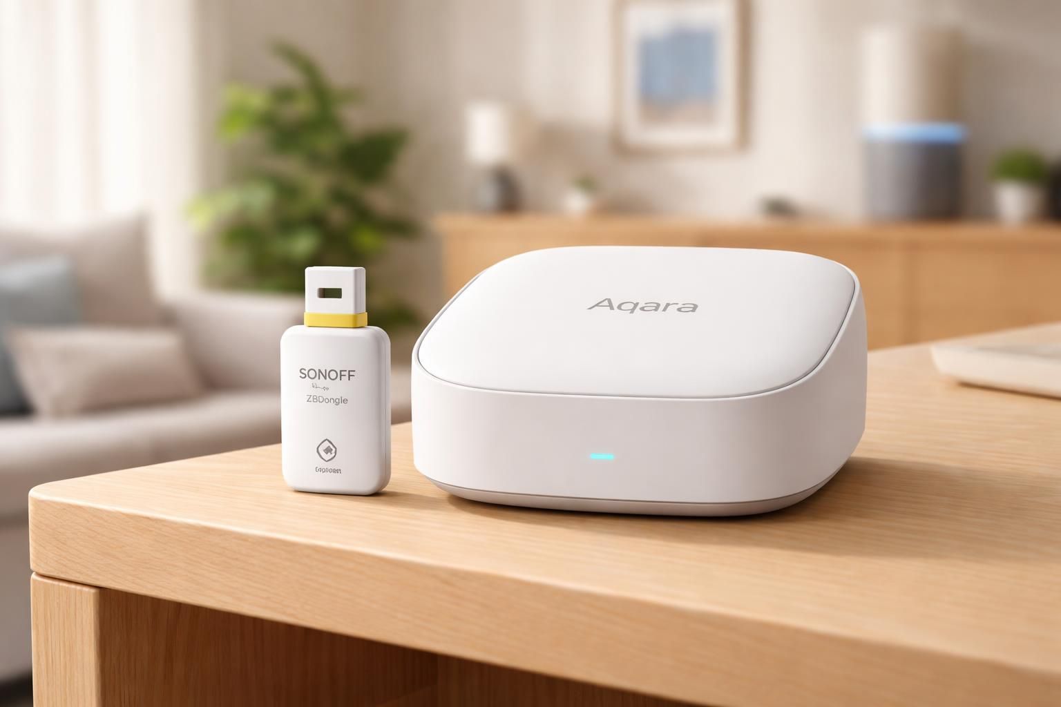 découvrez notre comparaison complète entre sonoff et aqara avec la clé zigbee zbdongle. avis détaillés et guide 2026 pour choisir la meilleure solution domotique.