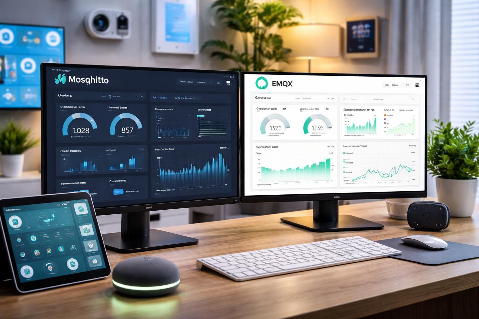 découvrez les différences entre mosquitto et emqx, et choisissez le meilleur broker mqtt pour garantir le succès de votre projet iot en 2026.