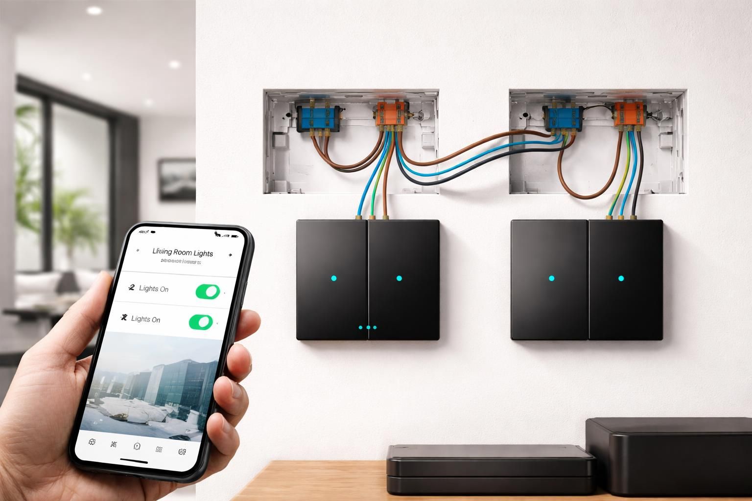 apprenez à réaliser facilement un schéma simple pour un interrupteur connecté va-et-vient, guide pas à pas pour vos installations électriques domotiques.