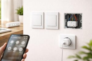apprenez à réaliser facilement un schéma simple pour un interrupteur connecté va-et-vient et facilitez le contrôle de l'éclairage dans votre maison.