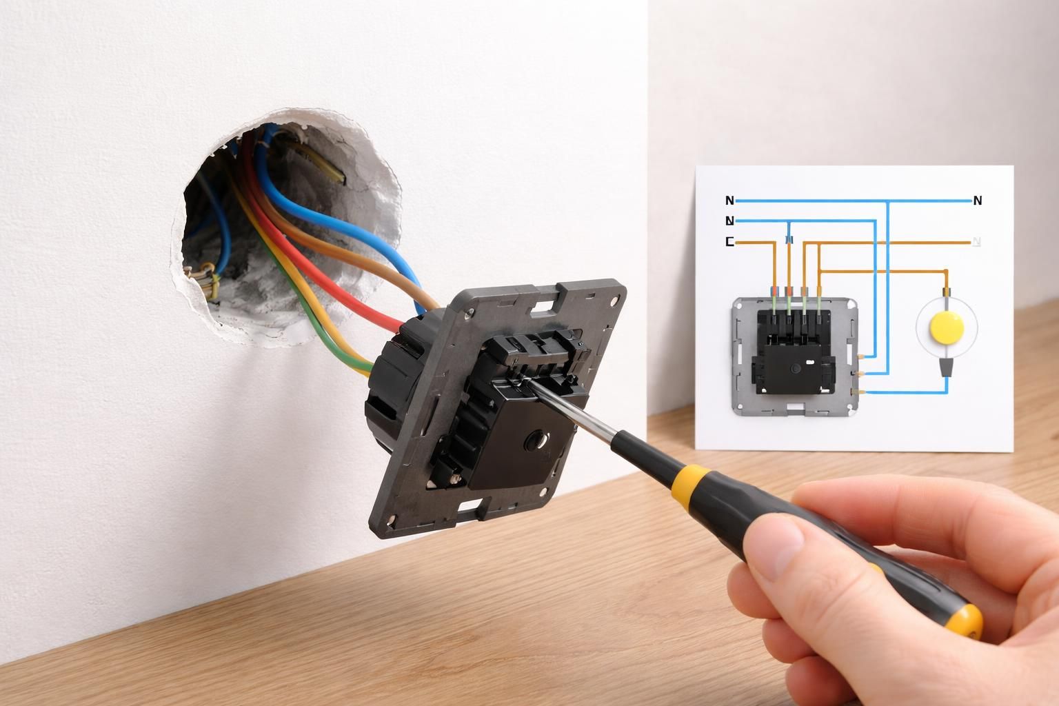 découvrez comment choisir le schéma de branchement idéal pour votre interrupteur connecté et réussir votre installation électrique facilement et en toute sécurité.