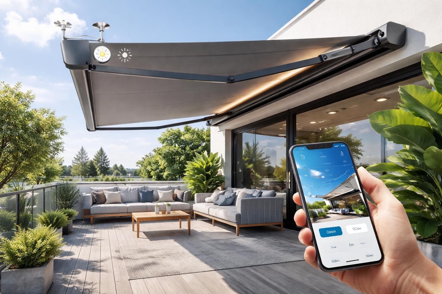 découvrez notre guide complet sur le store banne connecté et apprenez à maîtriser les capteurs de vent et de soleil pour un confort optimal et une protection efficace.