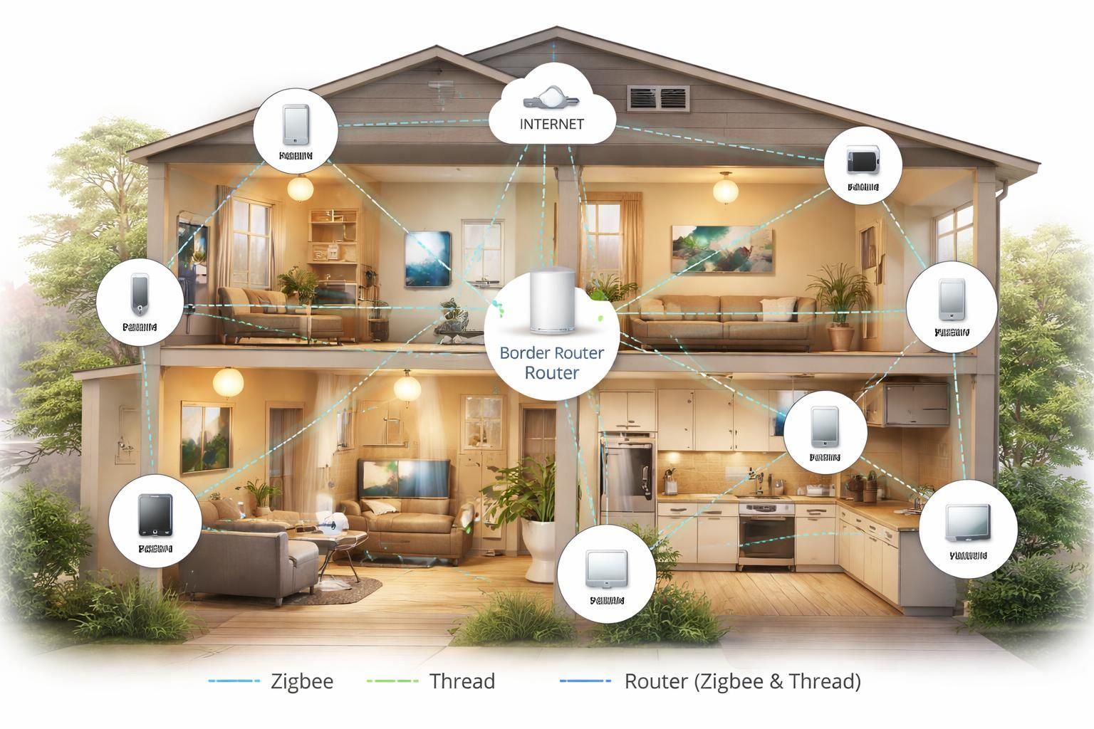 découvrez les différences entre thread et zigbee pour choisir le protocole idéal pour votre maison connectée, alliant performance, sécurité et compatibilité.