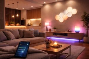 découvrez comment automatiser l'éclairage de votre maison grâce à notre guide complet de domotique pour une maison intelligente, confortable et économe en énergie.